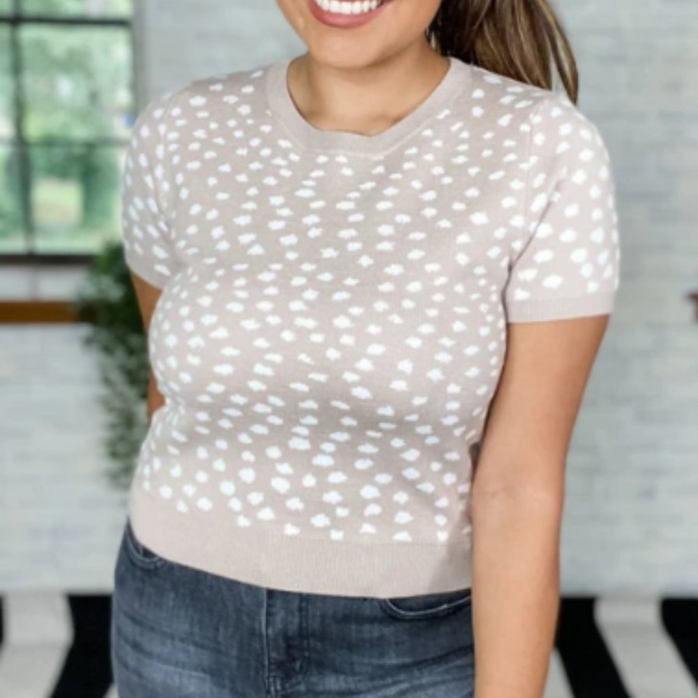 Women's SPOTTED LITTLE SWEATER